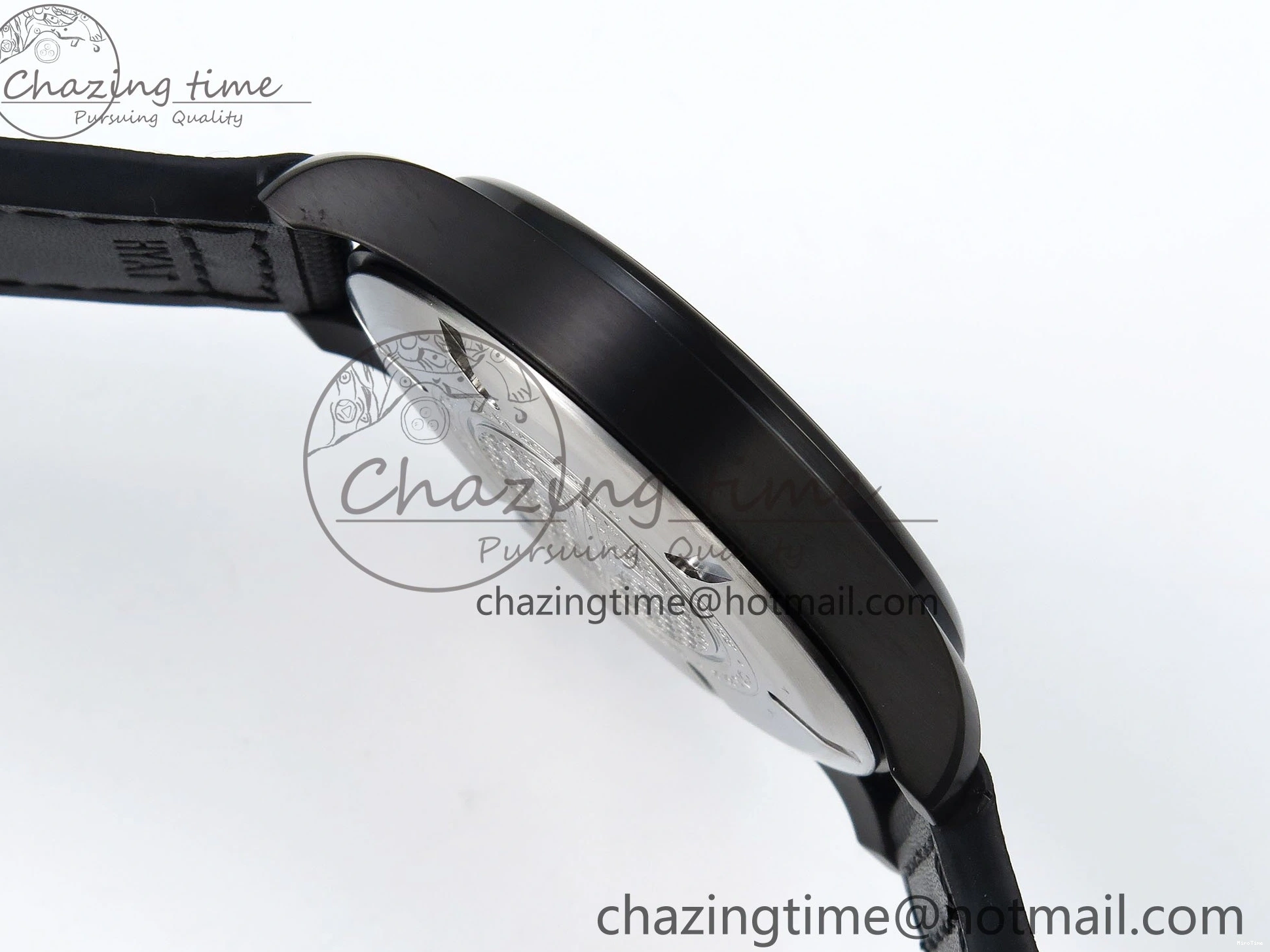 MIROTIME 0521 Pilot Black Ace BLSF 1:1 Best Edition White Lume Dial on Black Nylon Strap MIYOTA OnTrend 7021